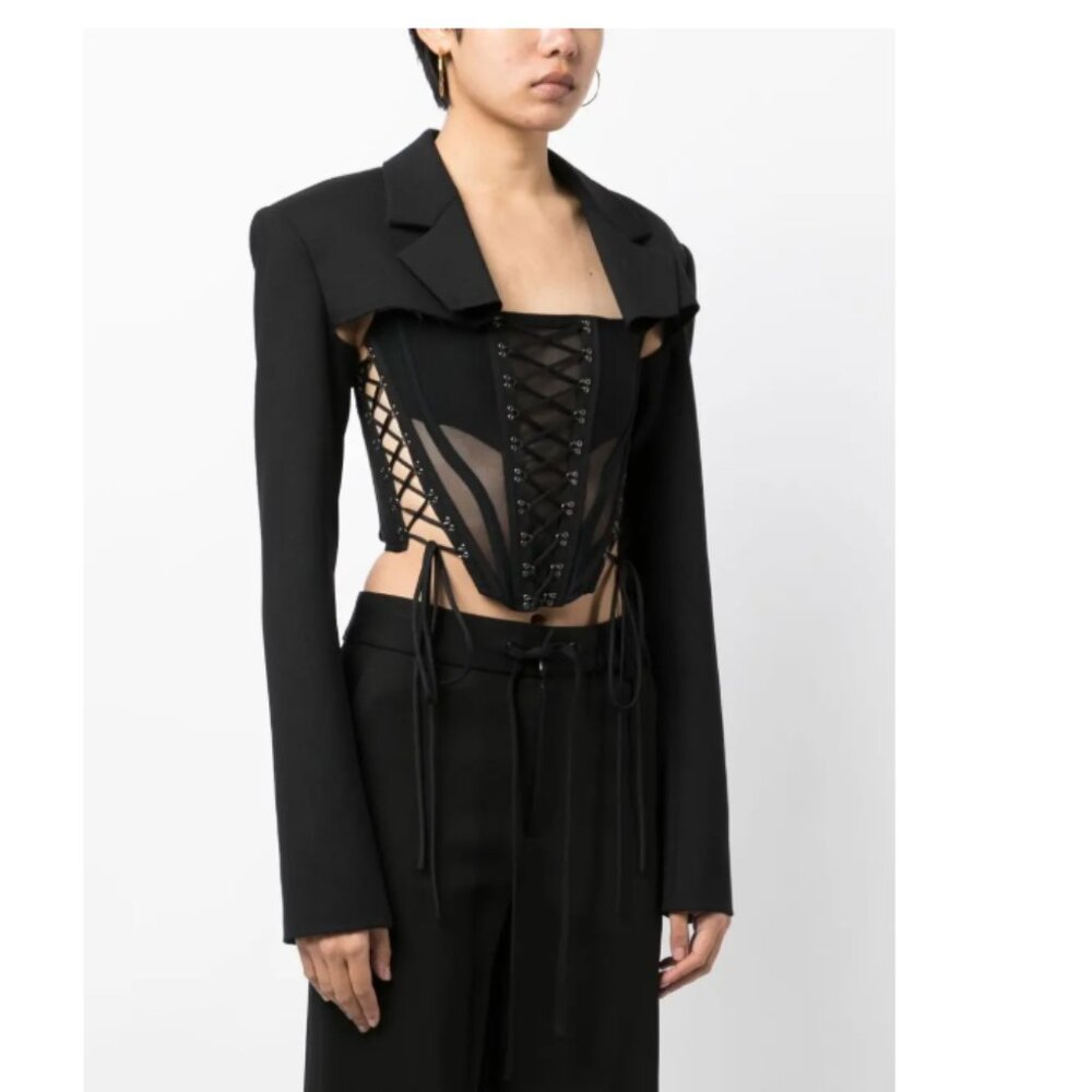 MONSE *NEW* Ultra Cropped Wool Blazer